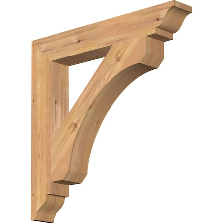 Ekena Millwork Legacy Traditional Smooth Bracket, Western Red Cedar, 3 1/2"W x 24"D x 24"H BKT04X24X24LEC01SWR
